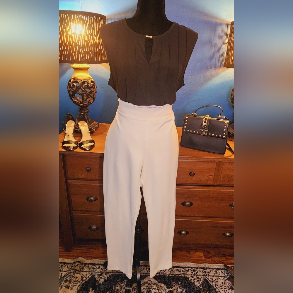 DKNY Sleeveless Knit Blouse Size M - Picture 9 of 12